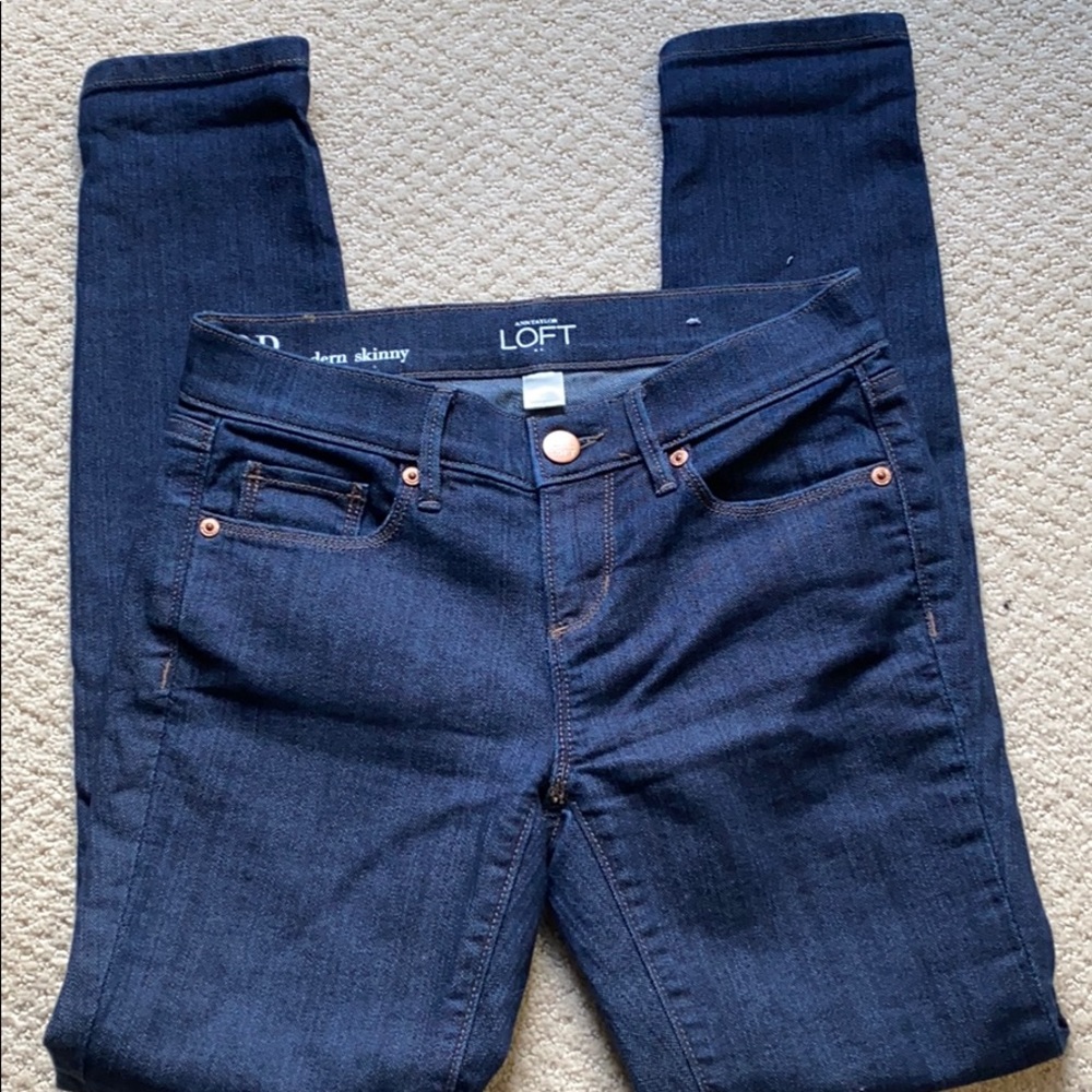 Loft Jeans. Modern Fit.  Size 0P.